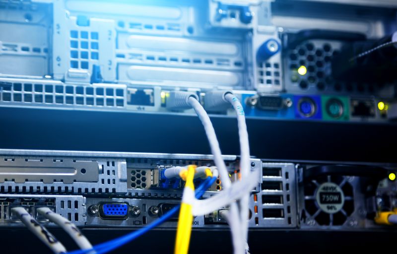 Server Room with Multiple Systems